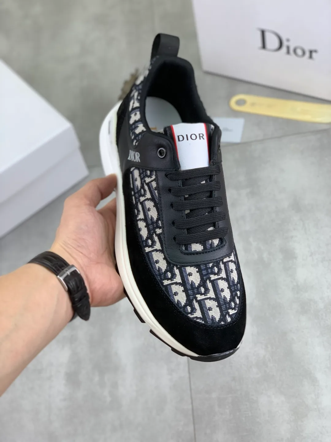 Men's Men's Shoes💰P420💰[New Style]🆘[Dior] 2025 Dior Original Lace-up Low-top Men's Shoes Classic casual shoes 🔥This model is the official classic model, with high quality and made by famous original designers. It is made of high-quality cowhide with original materials➕Comfortable and breathable mesh lining➕Pigskin insole. The perfect last shape and generous and fashionable design have attracted many consumers. Suitable for drivers to drive🚗. What you want is the highest quality in the market. Color: 3️⃣Color code number: 38--44 (45 customized)